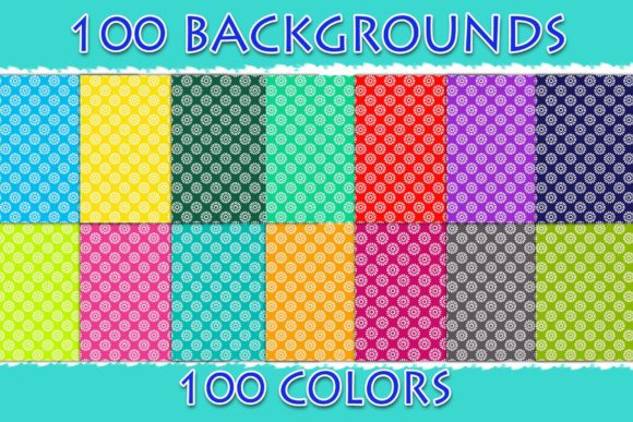 100 Chamomile Digital Paper Collection