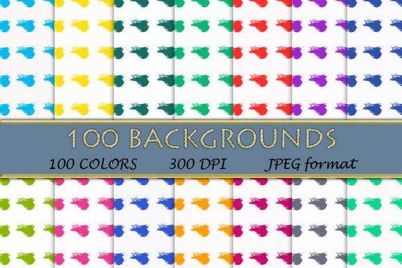 100 Polka Dots Pattern Digital Papers-04