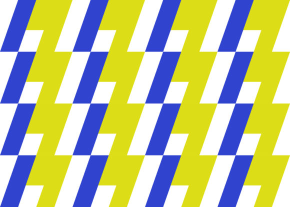 Blue Yellow Line Seamless Patterns