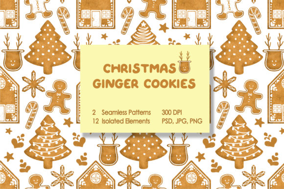Christmas Ginger Cookies: A Creative Resource for Holiday Design