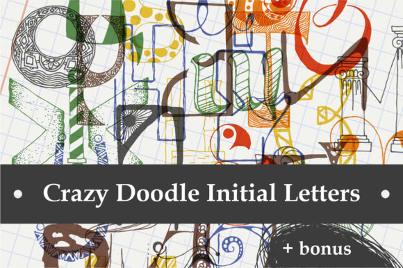 Crazy Doodle Initial Letters: A Creative Solution for Design Enthusiasts