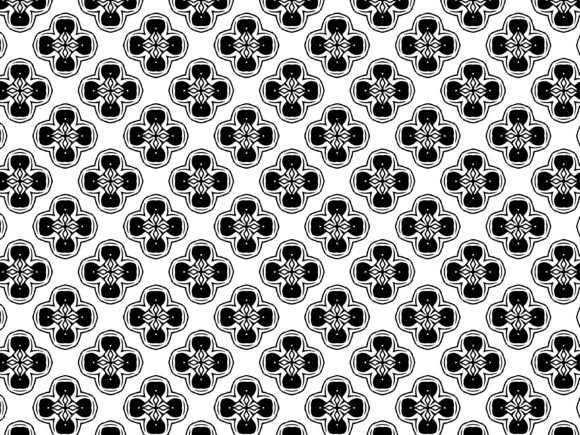 Fractal Pattern Flower Four