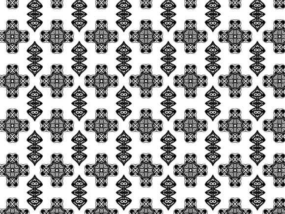 Fractal Pattern Plus Tribal Abstract: A Unique Blend of Complexity and Cultural Depth