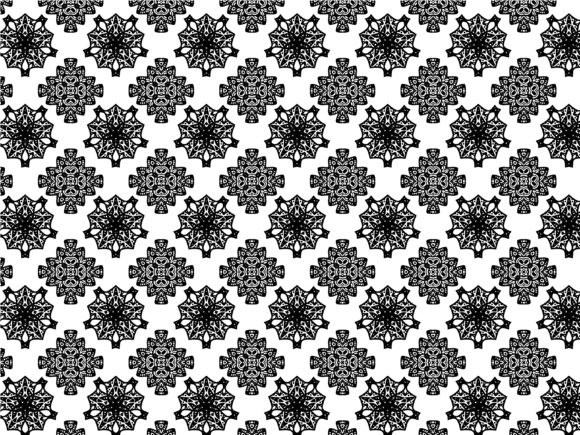Fractal Pattern Tribal Pentagon Abstract