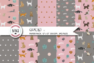 Love Cats Digital Paper Pack: A Versatile Resource for Creative Projects