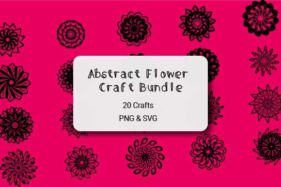 Minimalist Abstract Flower Bundle