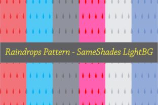 Raindrops Pattern - SameShades Light BG