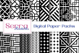 Seamless Geometric Black White Pattern: A Versatile Design Resource for Creatives