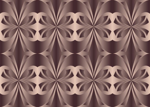 Seamless Pattern Brown Ornament