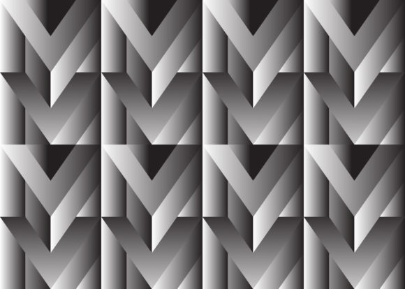 Seamless Pattern Geometric White Black