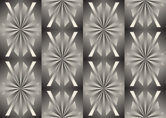 Seamless Pattern Monochrome Ornament