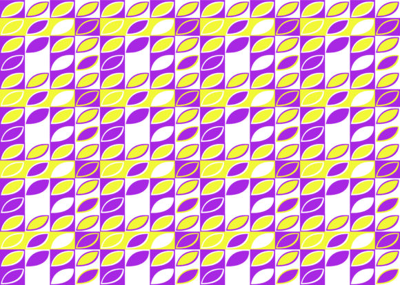 Seamless Pattern Purple Yellow Geometric