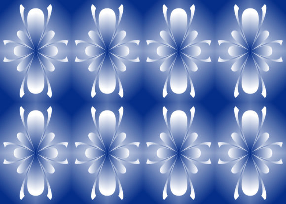 Seamless Pattern White Blue