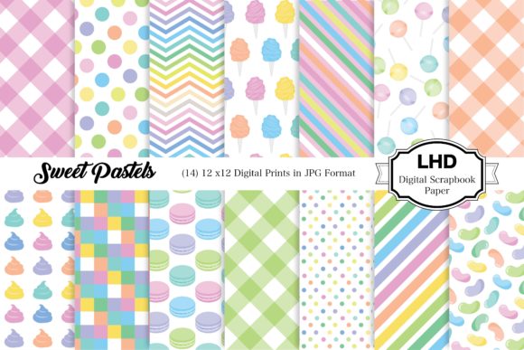 Sweet Pastels - Digital Paper Pack: A Versatile Tool for Modern Creativity
