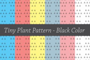 Tiny Plant Pattern Black: A Strategic Design Asset for Modern Creatives and Professionals